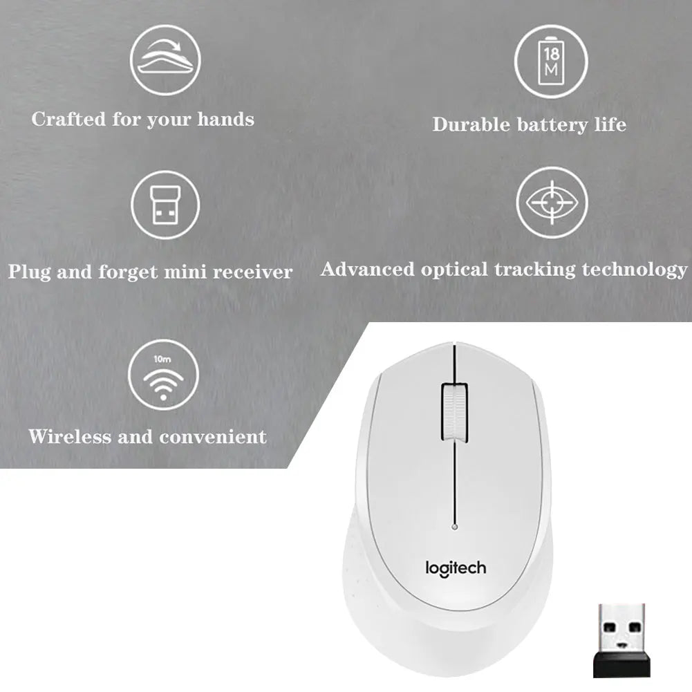 🖱️ Logitech M330 Silent Plus — Souris Sans Fil Silencieuse