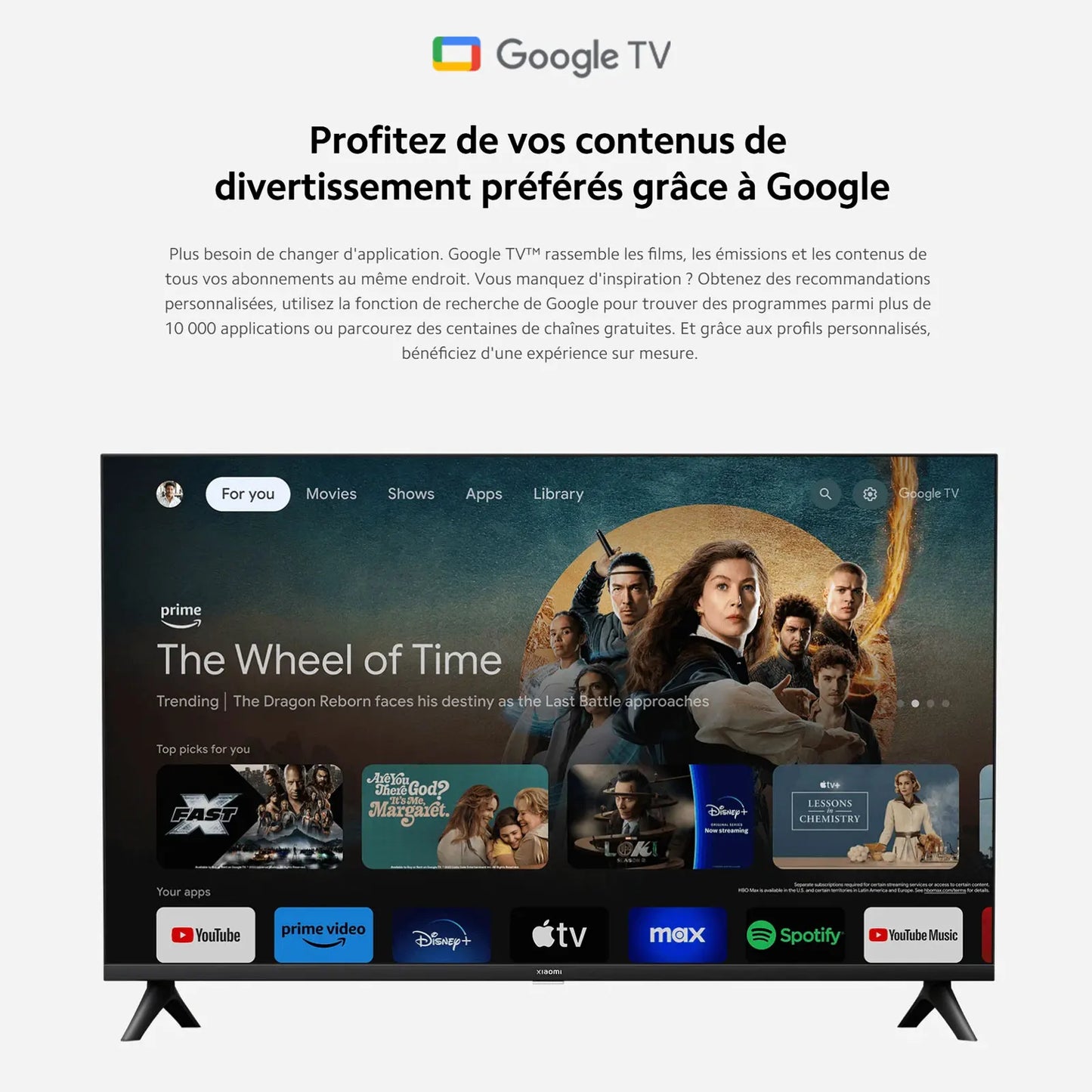 Xiaomi TV A 32"Finition Métal Haut de Gamme, Cadre Ultra-Fin