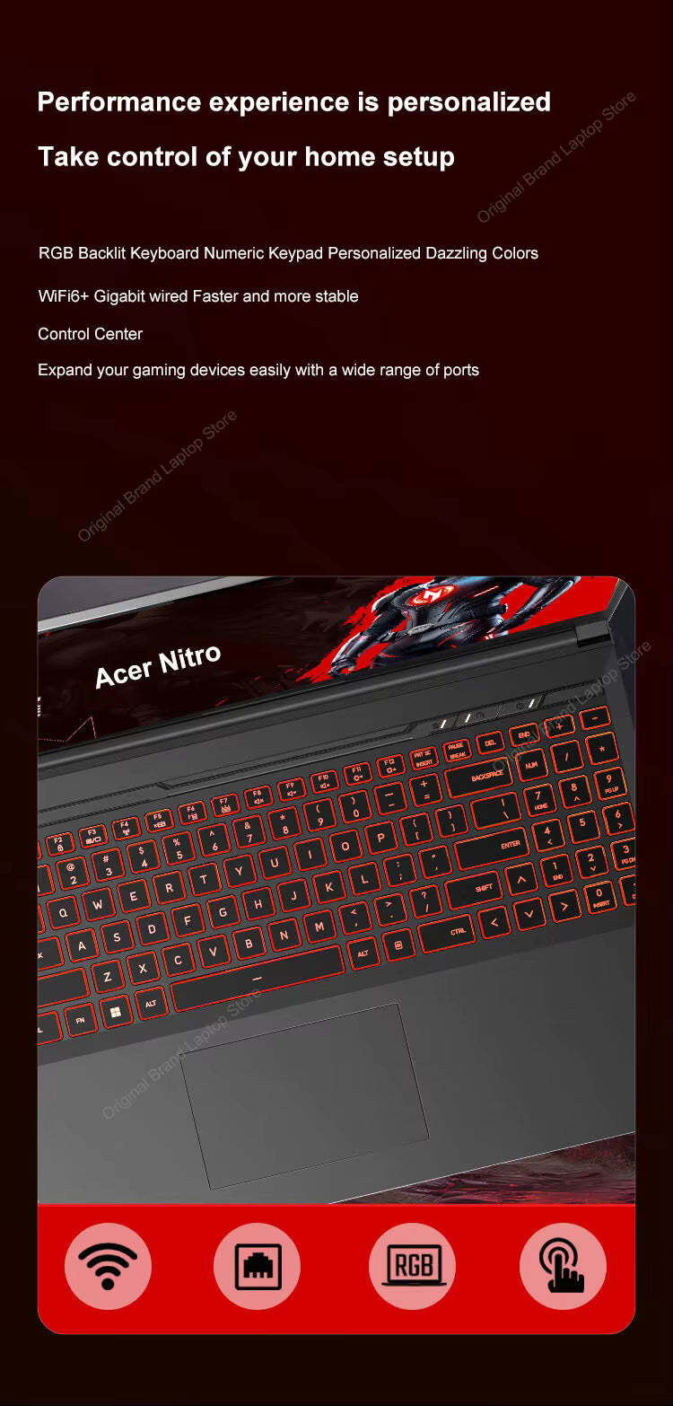 🎮🚀 Acer Nitro -PC Portable Gamer 16" 2.5K 240Hz | i7-14650HX, 32GB 1TB, RTX 4070.