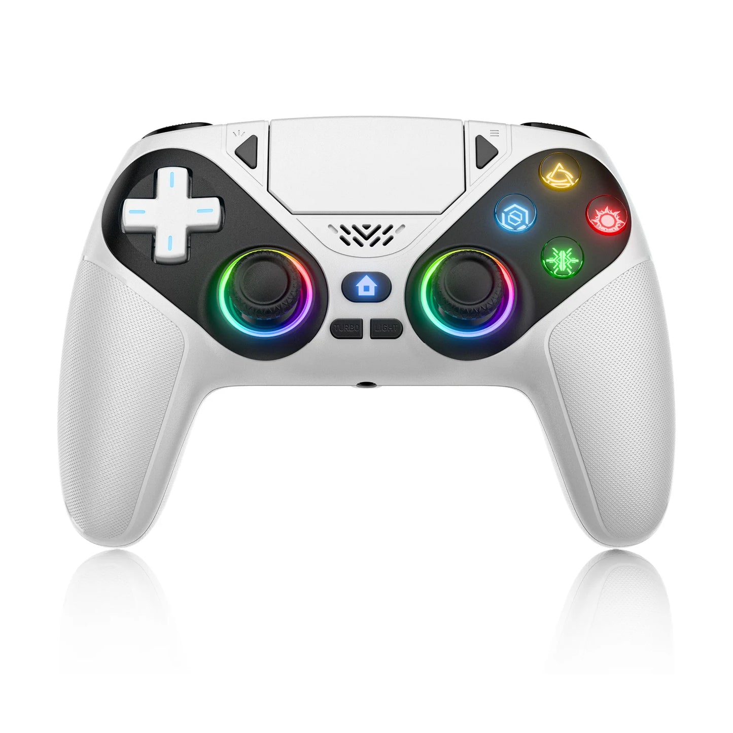 Manette Gamer Sans Fil – Compatibilité PS5 & PC,Turbo & Confort Pro.