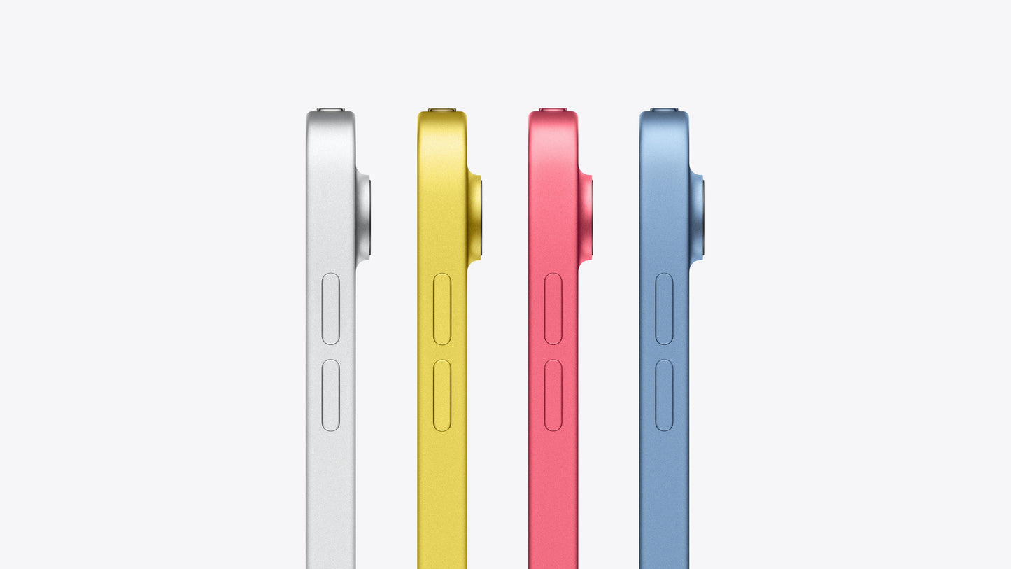 iPad Apple 11'' - Puce A16, 128 Go, Wi-Fi 6- BLEU/ARGENT/ROSE/JAUNE