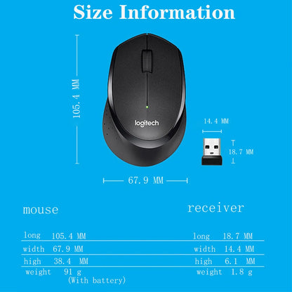 🖱️ Logitech M330 Silent Plus — Souris Sans Fil Silencieuse