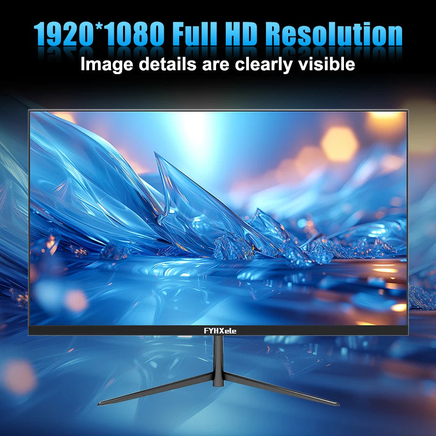 🎮 Moniteur de Gaming FYHXele 24" 100Hz - Écran LCD 1080P