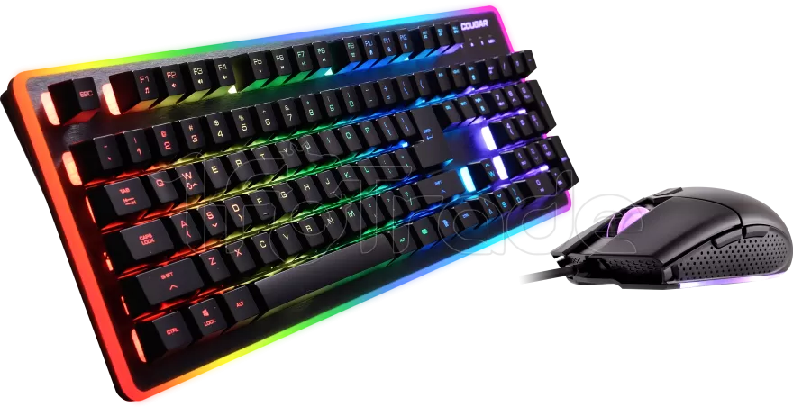 Pack 2en1 (Clavier/Souris) DeathFire EX RGB-Distribué par Shooply.fr