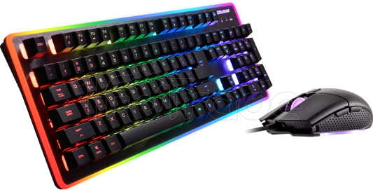 Pack 2en1 (Clavier/Souris) DeathFire EX RGB-Distribué par Shooply.fr