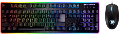 Pack 2en1 (Clavier/Souris) DeathFire EX RGB-Distribué par Shooply.fr