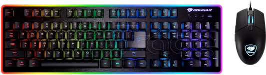 Pack 2en1 (Clavier/Souris) DeathFire EX RGB-Distribué par Shooply.fr